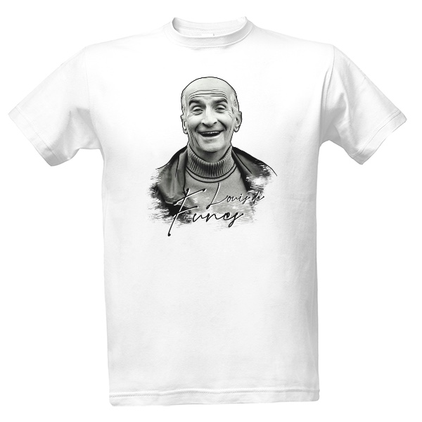 Tričko s potiskem Louis de Funes