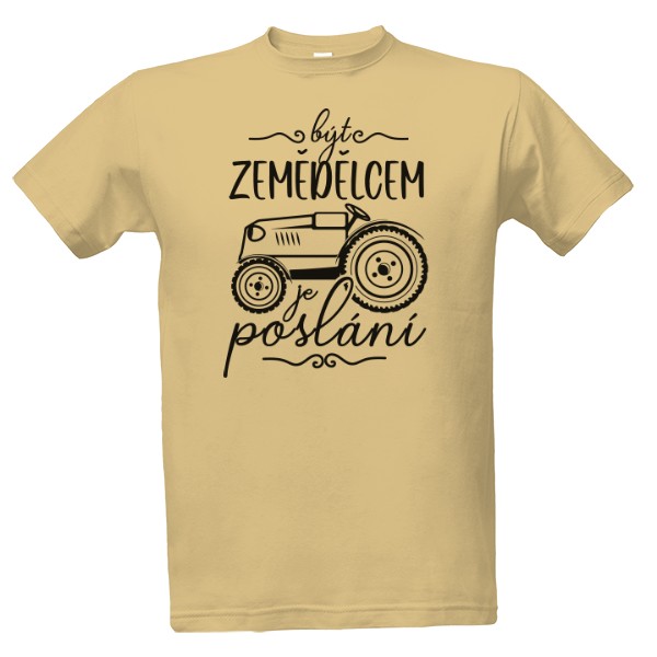 Tričko s potiskem Zemědělec